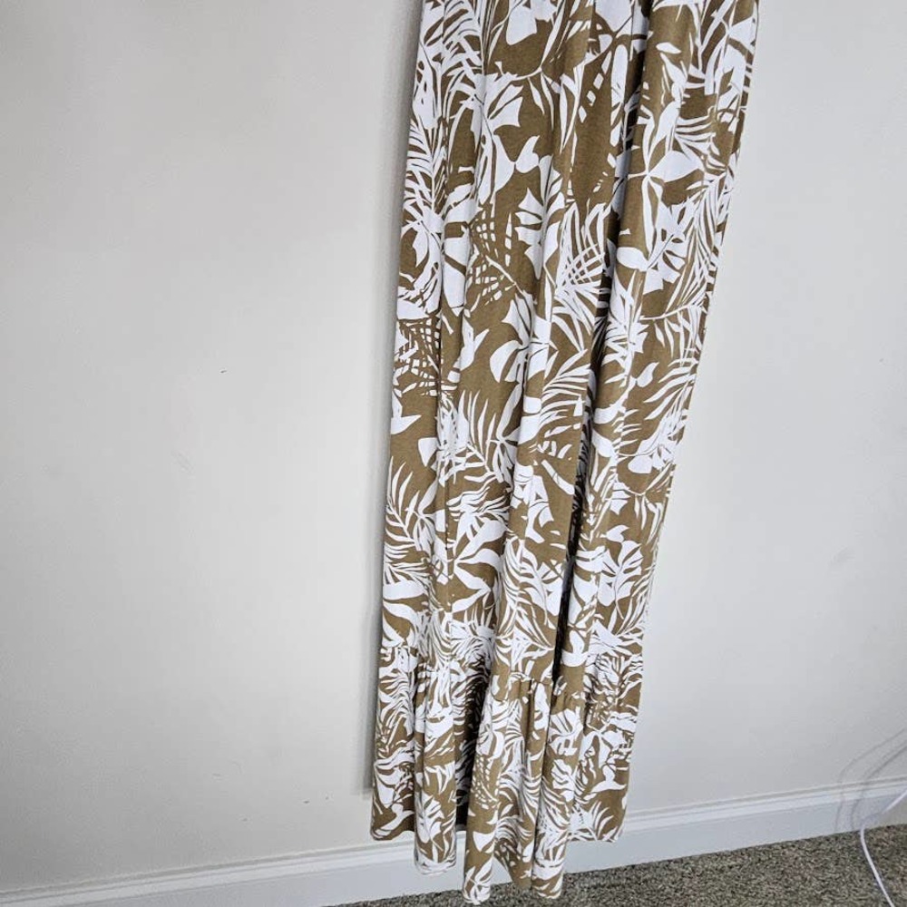 Tommy Bahama Maxi Dress Smocked Halter Hawaiian Floral Print Flowy Size SP - Picture 8 of 16